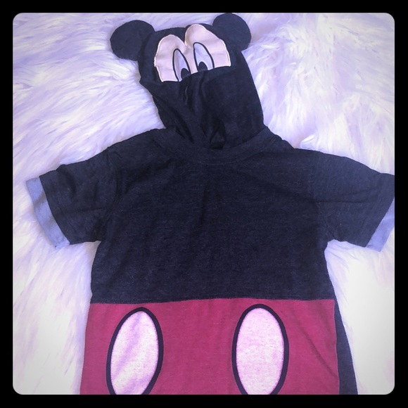 Disney Other - Disney 3T - Mickey Mouse T-Shirt with hooded Ears